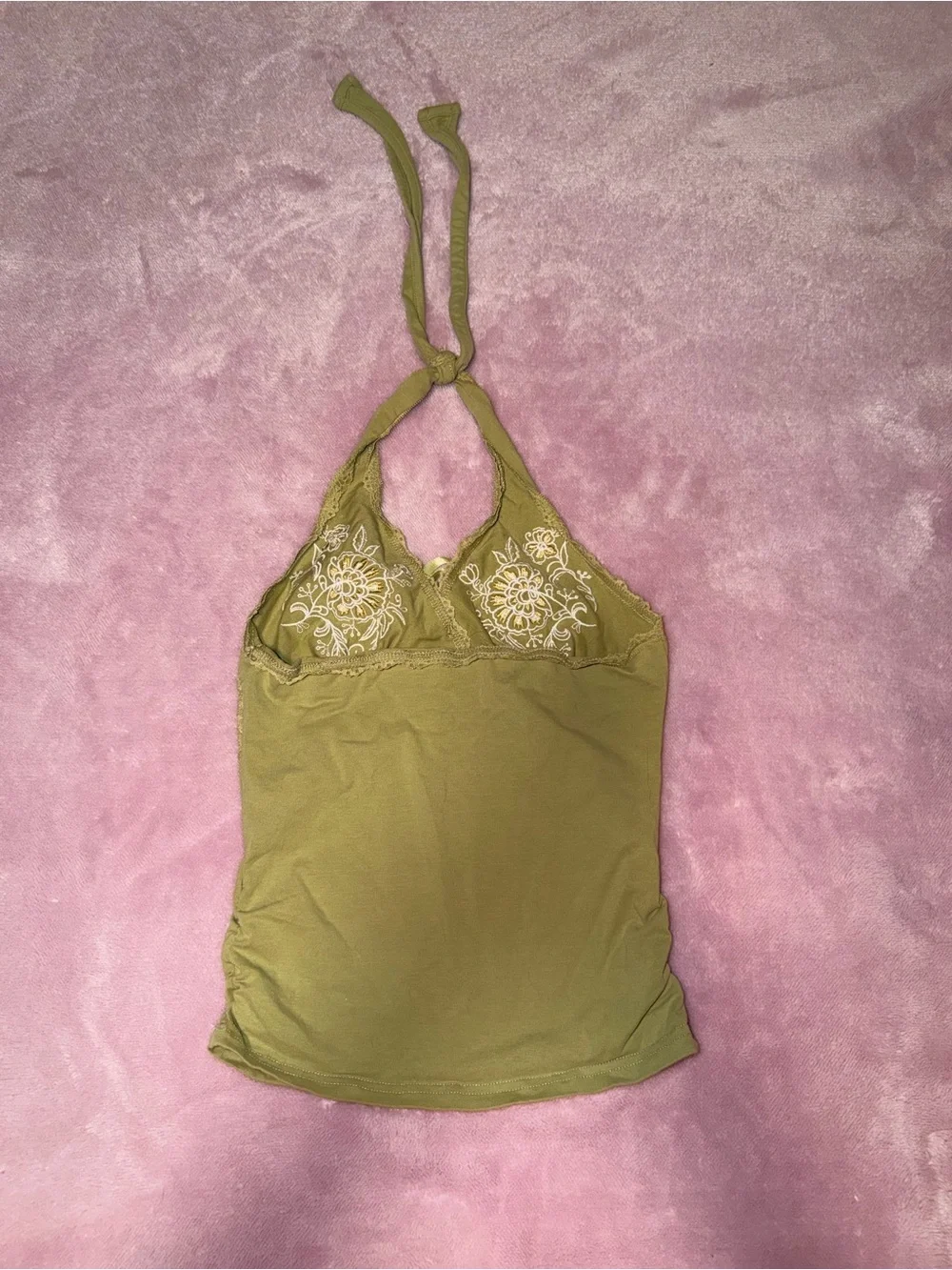 SHEIN olive halter